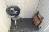 New Weber grill and table