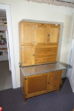 Nice Antique Hoosier Style Kitchen Cabinet