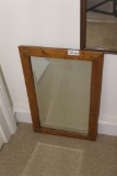 Antique Oak mirror