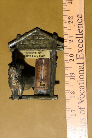 Buckeye Lake Bulldog Thermometer Souvenir