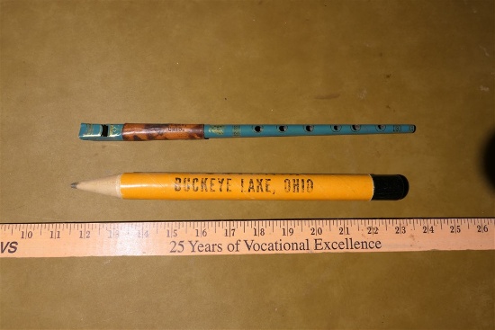 Buckeye Lake Large Souvenir Pencil, whistle