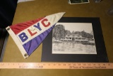 Buckeye Lake Yacht Club Pennant, Drawing