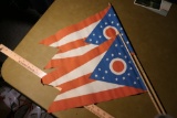 2 Older Ohio State Flags