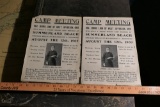 Pair Summerland Beach 1909 Religious Camp Gathering Broadsides