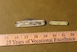 2 Vintage Buckeye Lake Ohio Advertising Knives