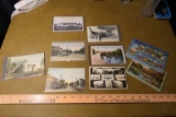 Group of Hebron, Buckeye Lake etc Postcards