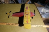 Antique The Red Arrow Metal Toy Airplane by Henry Katz