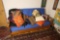 Nice Wooden Futon w/World Pillows on top