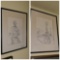 Pair of Original Lithograph Prints by Alberto Giacometti