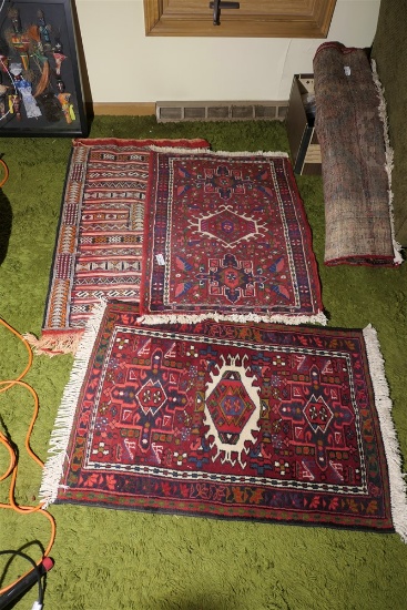 Group Lot of 3 Persian or Middle Eastern rug or carpets