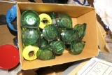 Box of plastic battery operated lanterns