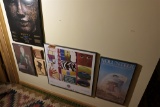 Group lot of framed art including exhibition posters