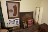 Group lot of assorted framed international art