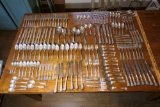 Large service of Gorham Buttercup Sterling Silver Flatware.