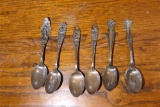 Better lot of sterling silver souvenir spoons