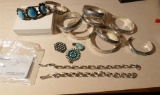 Large lot of better Native American Jewelry inc. Sterling Silver