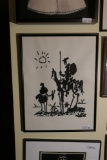 Vintage print by Picasso - Don Quixote - 1960