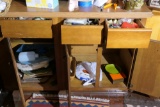 Contents of drawers and cupboards in kitchen lot