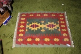 Vintage Middle Eastern or Persian Hand Knotted rug or carpet