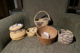 Group lot of better Native American baskets