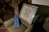 2 Framed Antique Asian Textile Pieces