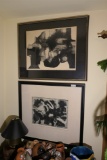 2 Framed prints - both signed.