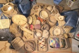 Large lot of vintage baskets