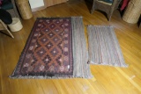 Vintage Middle Eastern or Persian Hand Knotted rug or carpet