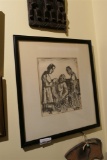 Original etching by Otto Dix - Matthaus Evangelium