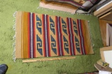 Nice vintage Mexican Wool Rug or Carpet