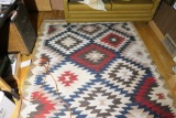 Larger Sized Flat Woven Rug or Carpet