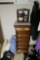 Narrow closet dresser PLUS items on top