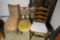 Group of 3 antique chairs