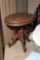Victorian Round Parlor Table w/Wooden Top