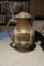 Antique tan and white large stein or tankard