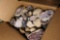 Box of assorted larger geodes