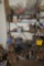 Shelf lot of misc tools, garage items