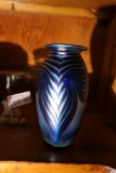 Vintage Robert Eickholt Columbus Handmade Glass Vase