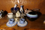 Group lot assorted glass, ceramics