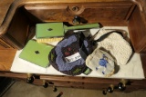 Antique beaded purses, vanity set