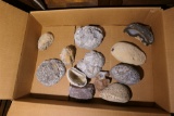 Box of assorted Geode Stones, Crystals