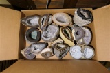 Box of assorted larger geodes