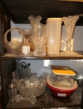 Group lot of assorted glass and more