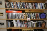 3 shelves full of CDs