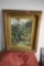 Large sized oil on canvas painting in nice frame