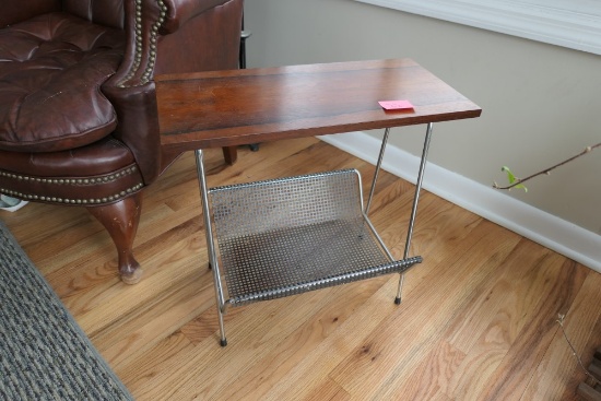 Danish Modern Mid Century Magazine holder table