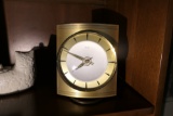 Vintage Bronze cased Mid Century Modern Clock