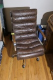 Vintage Mid Century Style leather chair
