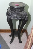 Vintage Chinese Ebony Wood Stand