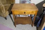 Antique One Drawer Stand with Shelf